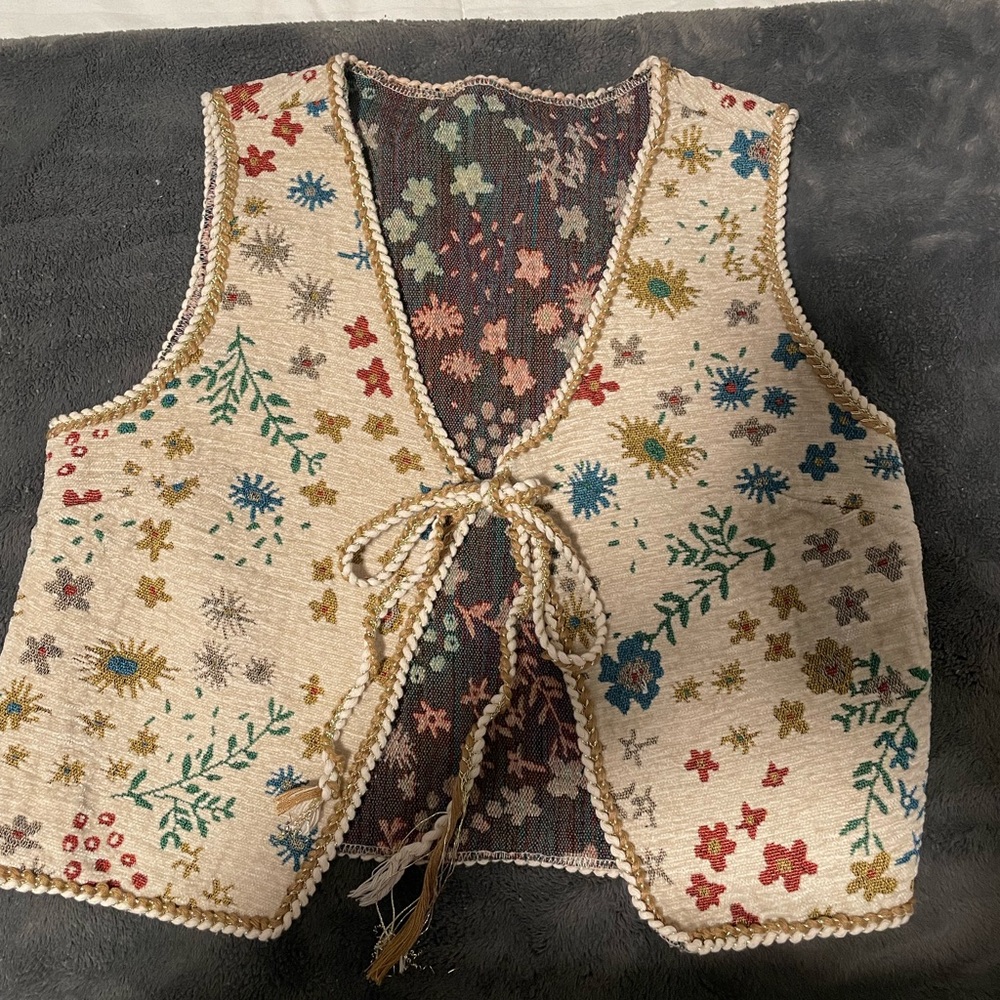 Floral Vest